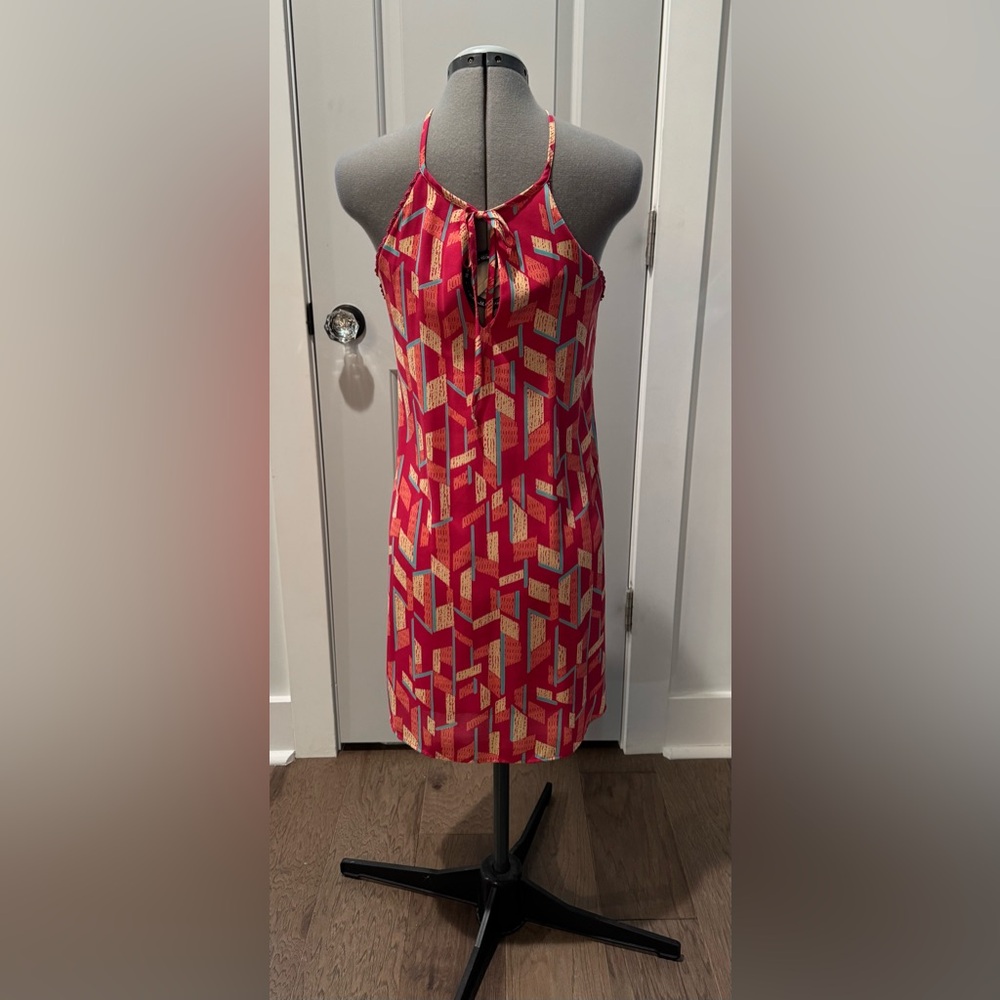 Pink Geometric Patterned Sundress - Picture 2 of 2